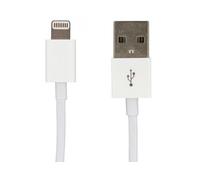 Câble Lightning vers USB, charge et synchronisation, certifié MFI, 2 m, blanc