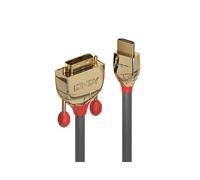 Lindy Câble adaptateur HDMI/DVI 36199 – fiche mâle HDMI-A / mâle DVI‑D 18+1 – 15,00 m