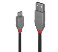 Câble LINDY USB 2.0 type A/Micro-B Anthra Line M/M 2m
