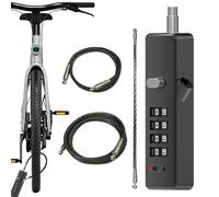 Cable Lock Head - Wire Push-Rod Combination Lock | Cable Security Locks | Cycling Accessories 4 Digit Combination Chain for Travel Case, Suitcase, Gym Locker, Cabinet, Fence, Luggage