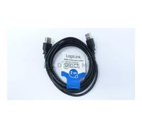 Cable LogiLink CU0010B USB 2.0 Type A Mâle vers USB Type A Femelle - 2m - FRANCE