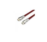 GAMIUM Câble HDMI 2.0 4K lumineux - Nylon tressé, High Speed avec Ethernet, 1,5 m Rouge