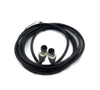 Câble M8 4 Broches mâle vers Prise et Capteur d'Aviation mâle, câble moulé Droit 30 V 3 A DC Industriel 2 mètres