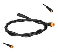 Câble M8 mâle vers femelle étanche à 3 broches pour les besoins de câblage de scooter électrique avec matériaux résistants à l'abrasion et double longueur (100 cm)