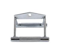 Cable Machine Attachment - Metal, 11.42x11.02in Pulley Attachments V-Shape Triceps Press Down | Heavy-Duty Exercise Add-ons High-Strength Steel Construction for Gyms, Training