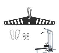 Cable Machine Attachment, Pulley System Adaptor Plate, 14.96 inch -Hole Versatile Gym Equipment, Pulldown Connector for Door Wall Mount, Strength Training, Resistance Workouts