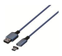 Câble magnétique - 3m - KONIX - PS5 - Bleu