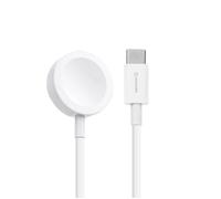 Câble Magnétique Apple Watch - Swissten - Puissance 3W - USB-C - Blanc