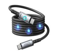 Câble magnétique Iniu Léopard USB C C 240 W Noir pour téléphone Portable