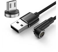 câble magnétique rotatif à 540 degrés Chargement rapide 3A Chargement Usb Data Compatible pour iPhone Xiaomi Téléphone Microinterface