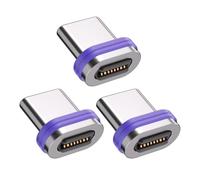 Câble magnétique USB C charge rapide et données - Puce 2025 - 240 W 48 V/5 A - Rotation à 180° - Confortable et compatible avec voiture Play, mobile, tablette, ordinateur portable, etc. Indicateur LED