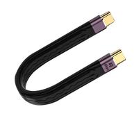 Câble Mâle Type-C Vers Mâle Type-C Charge Rapide Pd Usb C Mâle Vers Mâle 100W, 40Gbps, Puce E-Mark Intégrée Transmission De Données De Charge Rapide Vidéo Hd 8K, 12,9 Cm (5,1 Pouce[YIN4182363]