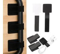 Cable Management Bureau Attache Cable En Nylon Cache-cable Auto-adhésifs, 50pcs Range-câbles 15cm Réglables Serre-câbles Sous La Table Clips De Câbles Flexibles Passe Cables Fourniture Bureau