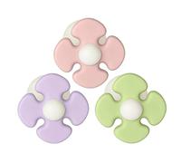 Cable Management Clips - 3 Piece Flower Shaped Adhesive Cord Organizers, Cute Wall Wire Holders, Durable Desk Cable Clips | Desk Wire Holder Clip,for Home Bedroom Living Room Study Nightstand Bedside