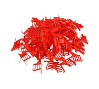 Câble Management Clips avec Clous en Acier, 100 Pièces