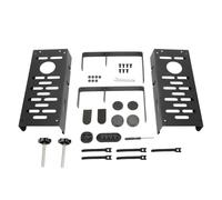 Cable Management Rack Carbon Steel Adjustable Length Space Saving Under Desk Power Strip Holder