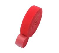 Câble Management Sangles Attaches de câble adhésives réutilisables, 1/5M, boucle à crochet, attache en lot, organisateur sangles Nylon, gestion auto-clip(Red-5m,1PCS)