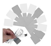 Cable Management Ties, Wire Organizer Clips, Reusable Strap System with Anti Slip Grip Feature, Flexible Cable Storage Tool, Compact Organizer with Clean Design, for Desk and Room Cables Control Kit