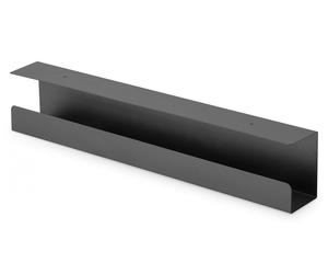 Cable management tray, under desk black