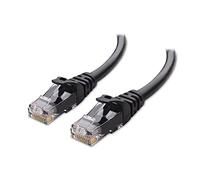 Cable Matters 10 Gbit/s Câble Ethernet Court Cat6 snagless 2,1m (Câble RJ45, Câble Internet Cat 6) en Noir, 2,1 mètres