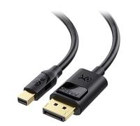 Cable Matters 4K Câble Mini DisplayPort vers DisplayPort Câble, 1,8m, Noir | 4K@60Hz, 2K@144Hz, Mini-DP-vers-DisplayPort, MDP-vers-DP-câble, compatible Thunderbolt 1/2