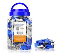 Cable Matters 50-Pack Cat6A RJ45 Shielded Modular Plugs with Strain Relief Boots/Cat 6A Shielded RJ45 Connectors (Connecteurs RJ45 blindés Cat 6A)