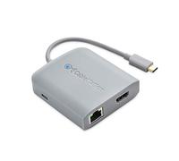 Cable Matters Adaptateur Multiport USB C Hub USB C HDMI (certifié Works with Chromebook) avec Port HDMI 4K, 2 Ports USB 2.0, Connexion Ethernet 480 Mbps et Alimentation électrique Power Delivery 60 W