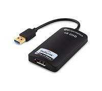 Cable Matters Adaptateur USB SuperSpeed 3.0/2.0 vers HDMI/DVI jusqu'à 2048 x 1152/1920 x 1200 Compatible Windows et Mac Blanc Bleu Black (DisplayPort 4K) Black (DisplayPort 4K)