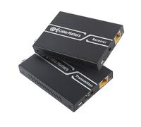 Cable Matters Balun d'extension HDMI 4K avec 4K @ 60 Hz et HDR jusqu'à 60 m, rallonge HDMI 4K / montage mural HDMI sur Ethernet 4K en noir - Prend en charge la boucle de moniteur local