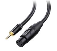 Cable Matters Câble asymétrique 3,5 mm vers XLR mâle vers femelle, XLR vers mini jack TRS