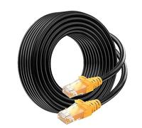 Cable Matters Câble de raccordement Ethernet Cat 6A UTP extérieur 24 AWG - Noir - 22,9 m