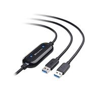 Cable Matters Câble de Transfert de données USB 3.0 PC vers PC pour Ordinateur Windows et Mac en 2m