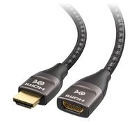 Cable Matters Câble d'extension HDMI Ultra HD 8K 48 Gbit/s - 1 m, prend en charge [8K @ 60 Hz/4K @ 240 Hz avec HDR], câble d'extension HDMI mâle vers femelle, noir graphite