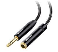 Cable Matters Câble d'extension tricoté 1/4 de Pouce (câble 1/4 TRS mâle vers femelle) - 3,6 m