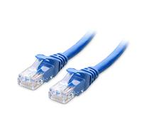 Cable Matters Câble Ethernet Court Cat6 Snagless 10 Gbit/s - RJ45, Internet Cat 6 - Bleu, 30cm (0,3 Mètres)