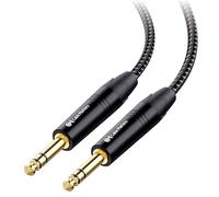 Cable Matters Câble TRS équilibré tressé de qualité supérieure de 6,35 mm (câble 1/4 vers 1/4") 7,6 m