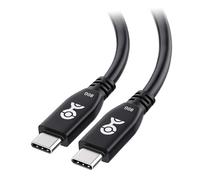 Cable Matters Cable USB 4 80Gbps 0,3m, supporte jusqu'à [8K@120Hz / 4K@480Hz vidéo, 240W de charge, 80Gbps transfert de données] Cable USB4, noir, compatible avec Thunderbolt 4, MacBook