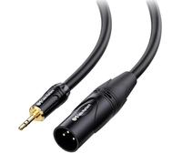 Cable Matters Câble XLR 3,5 mm vers XLR 0,9 m(câble XLR vers 3,5 mm/Cable Mini Jack vers XLR, XLR Jack 3,5) mâle vers mâle