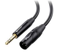 Cable Matters Cable XLR vers TRS 3m, Câble 6,35 mm TRS vers XLR mâle vers mâle (câble XLR vers TRS, câble XLR vers Jack, câble Jack vers XLR)