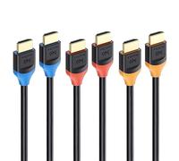 Cable Matters [Certifié HDMI ultra haut débit Lot de 3 câbles HDMI 48 Gbit/s 8K de 3 m avec prise en charge 8K @ 60 Hz, 4K @ 240 Hz et HDR pour PS5, Xbox Series X/S, RTX3080/3090, RX 6800/6900, Apple