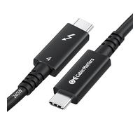Cable Matters [Certifié Intel] Câble Thunderbolt 4 40Gbit/s Actif, 2m | [8K@60Hz / 4K@240Hz vidéo, 240W charge, 40Gbit/s transfert de données], noir, compatible avec Thunderbolt 3, USB4 et USB-C