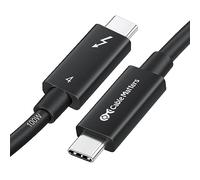 Cable Matters [Certifié Intel] Câble Thunderbolt 4 actif 40 Gbit/s de 2 m avec charge 100 W et vidéo 8K - Entièrement compatible avec USB C/USB-C, USB 4/USB4 et Thunderbolt 3