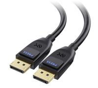 Cable Matters [Certifié VESA] 40Gbit/s Câble DisplayPort 2.1 de, 1m, Noir | 8K@60Hz, 4K@144Hz, DP40, noir, FreeSync, G-SYNC, HDR, moniteur de jeu, PC et RTX/RX-GPUs