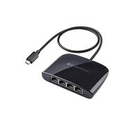 Cable Matters Commutateur USB C vers Gigabit Ethernet 4 Ports (répartiteur USB C vers LAN, répartiteur USB C Ethernet), Compatible avec USBC, Thunderbolt 3, USB4 et Thunderbolt 4