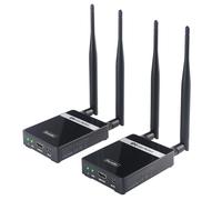 Cable Matters Extenseur HDMI sans fil de 100,6 m de long avec extension infrarouge, émetteur et récepteur HDMI sans fil, prend en charge 1080p @ 60 Hz, comprend 2 câbles HDMI 2.0