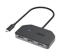 Cable Matters Hub USB C MST triple affichage 4K @ 60 Hz (2 x DisplayPort 1.4, 1 x HDMI 2.0), avec charge 100 W pour Windows - Non compatible avec macOS
