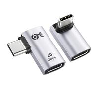 Cable Matters Lot Combiné Kit USB-C Coudé 90 Degrés 40Gbit/s, Noir