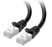 Cable Matters Lot de 10 câbles Ethernet Cat 6A blindés sans accroc 10 Gbit | Blindage S/FTP, cuivre nu 26 AWG, bande passante 550 MHz, RJ45 plaqué or, câble Cat 6A, cordon Ethernet
