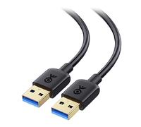 Cable Matters Lot de 2 Câble USB Mâle vers Mâle USB 3.0 Long, 1,8m, Noir