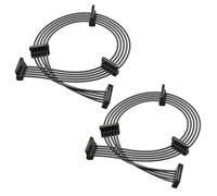 Cable Matters Lot de 2 Câbles Répartiteurs SATA vers 4 SATA, 46 cm